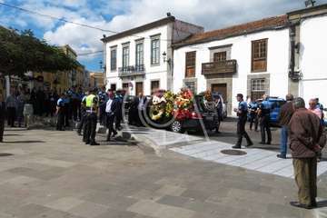 Telde da su último adiós al cabo Rubén Rivero (Foto TA)